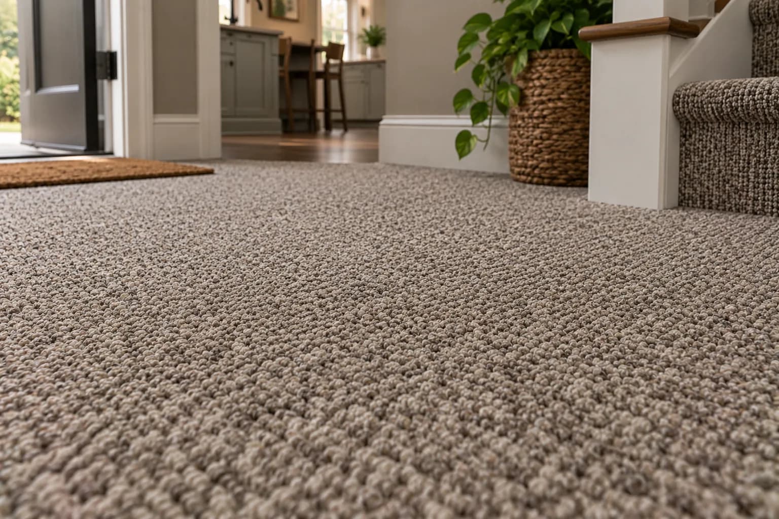 Durable carpet detail