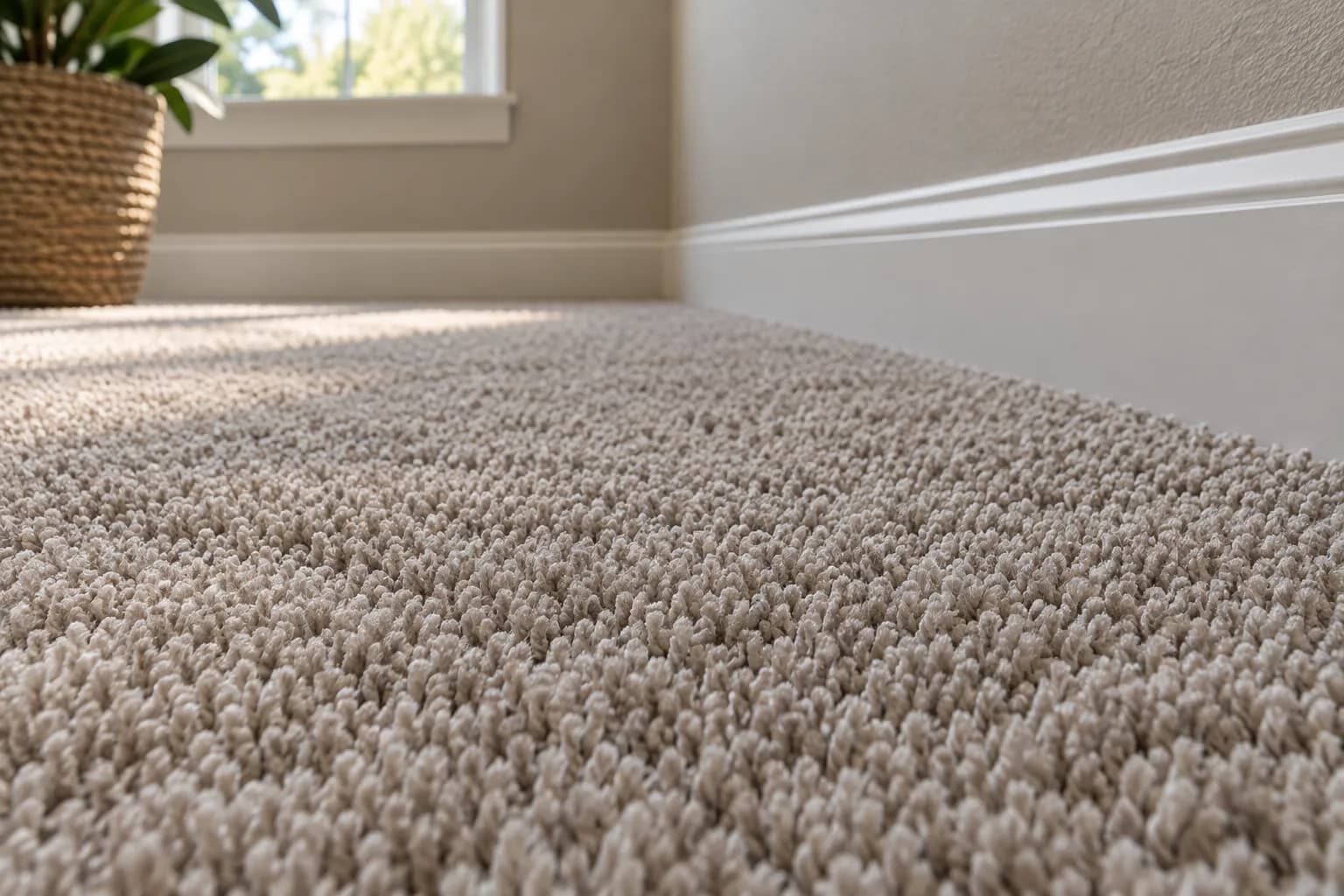 Plush carpet detail