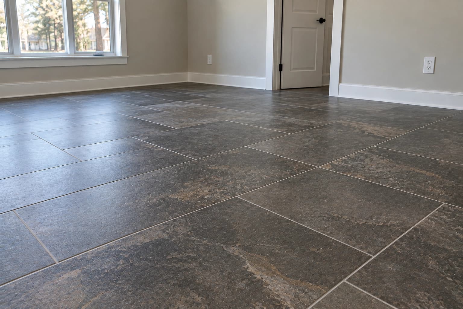 Ceramic and porcelain tile detail